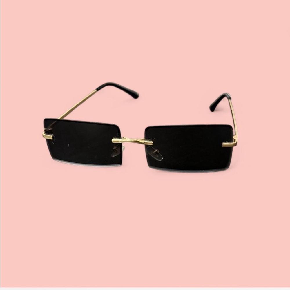Gold and Black Sunglasses